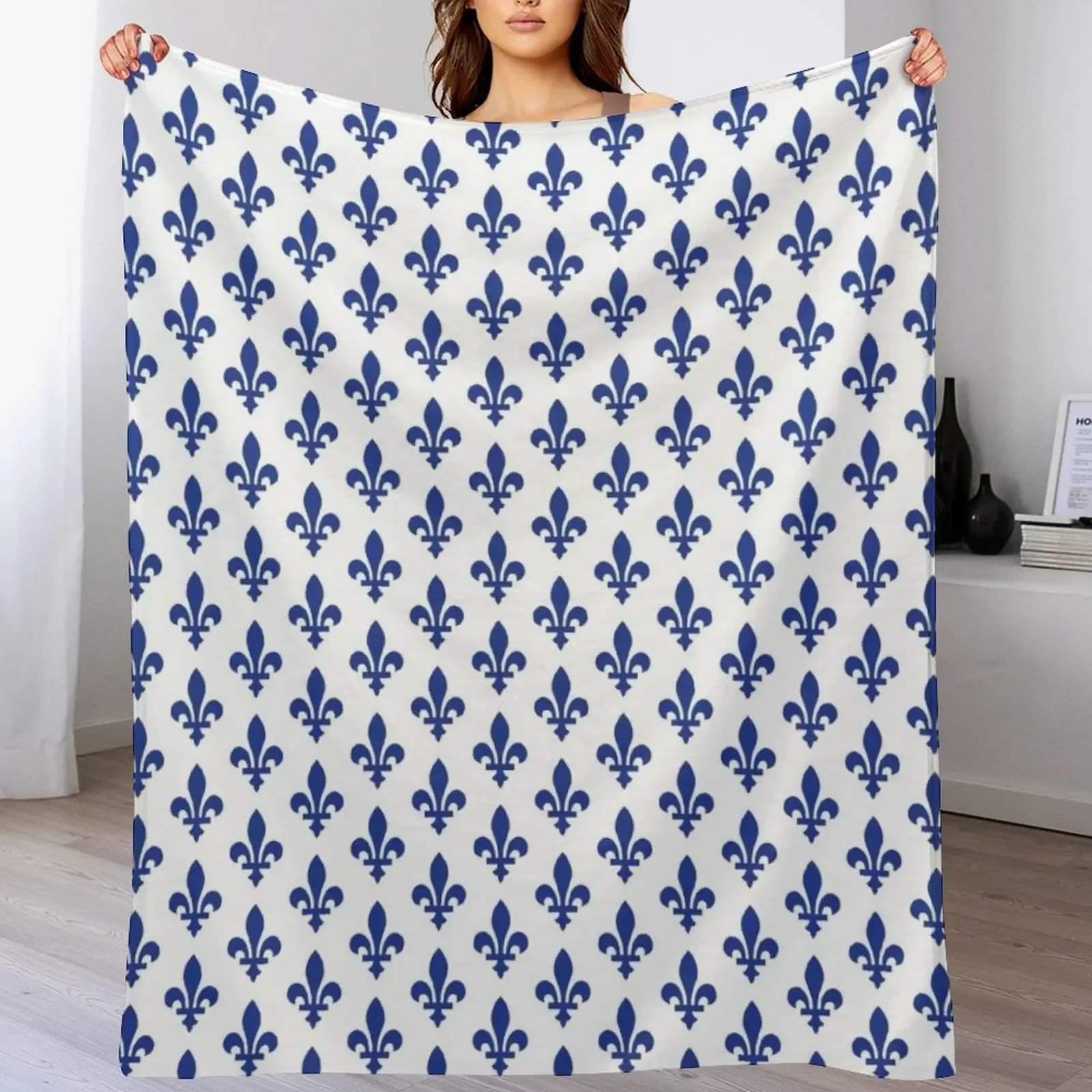New Lily Flower Pattern Fleur de Lys du Québec Blue and White Throw Blanket Beautifuls Summer Beddings decorative Blankets
New Lily Flower Pattern Fleur de Lys du Québec Blue and White Throw Blanket Beautifuls Summer Beddings decorative Blankets