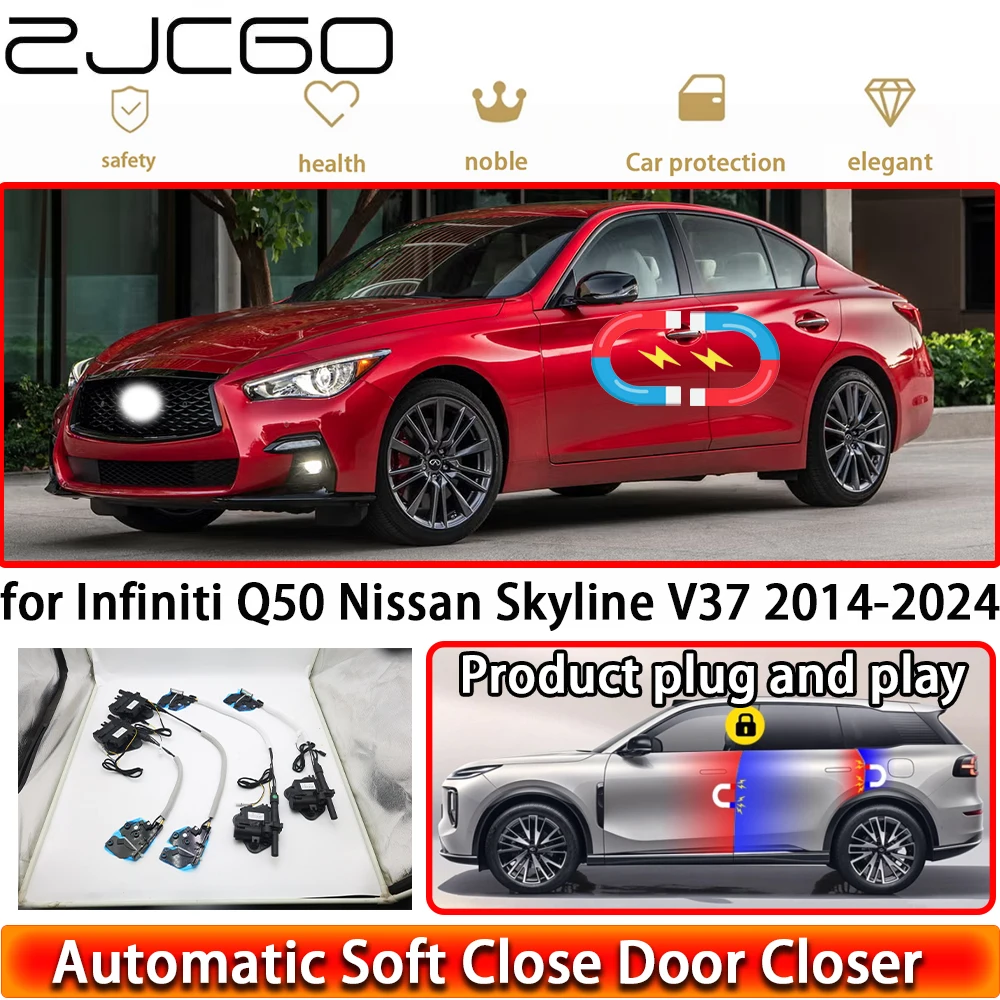 ZJCGO for Infiniti Q50 Nissan Skyline V37 2014-2024 OEM Soft Close Door Kit Power Closing Latch System Auto Pull Door Easy Close
ZJCGO for Infiniti Q50 Nissan Skyline V37 2014-2024 OEM Soft Close Door Kit Power Closing Latch System Auto Pull Door Easy Close