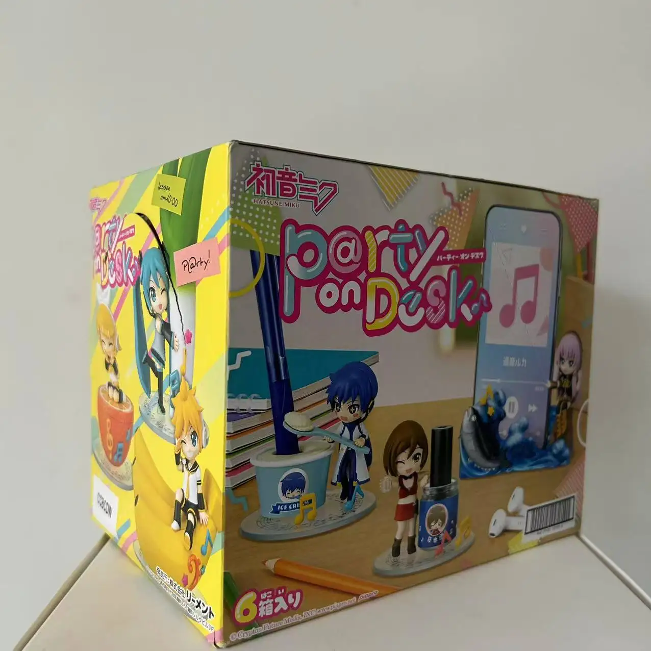 Boxed 6pcs/set Anime Hatsune Miku KAITO party on desk Figure kawaii PVC Model Miniature Toys Doll Collectible Gifts
Boxed 6pcs/set Anime Hatsune Miku KAITO party on desk Figure kawaii PVC Model Miniature Toys Doll Collectible Gifts