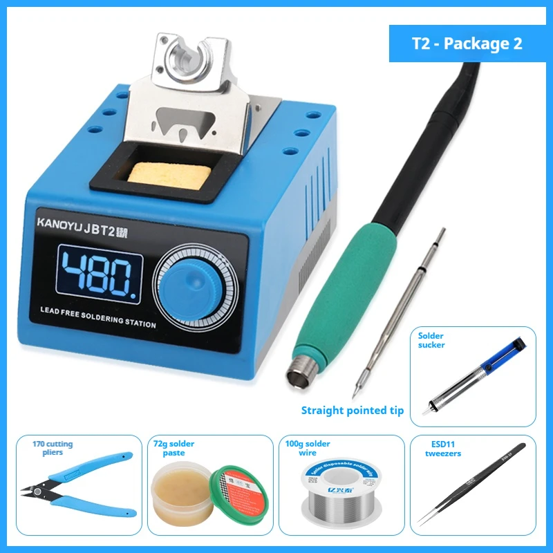 T120 temperature-adjustable digital display 85W soldering iron constant temperature soldering station
T120 temperature-adjustable digital display 85W soldering iron constant temperature soldering station