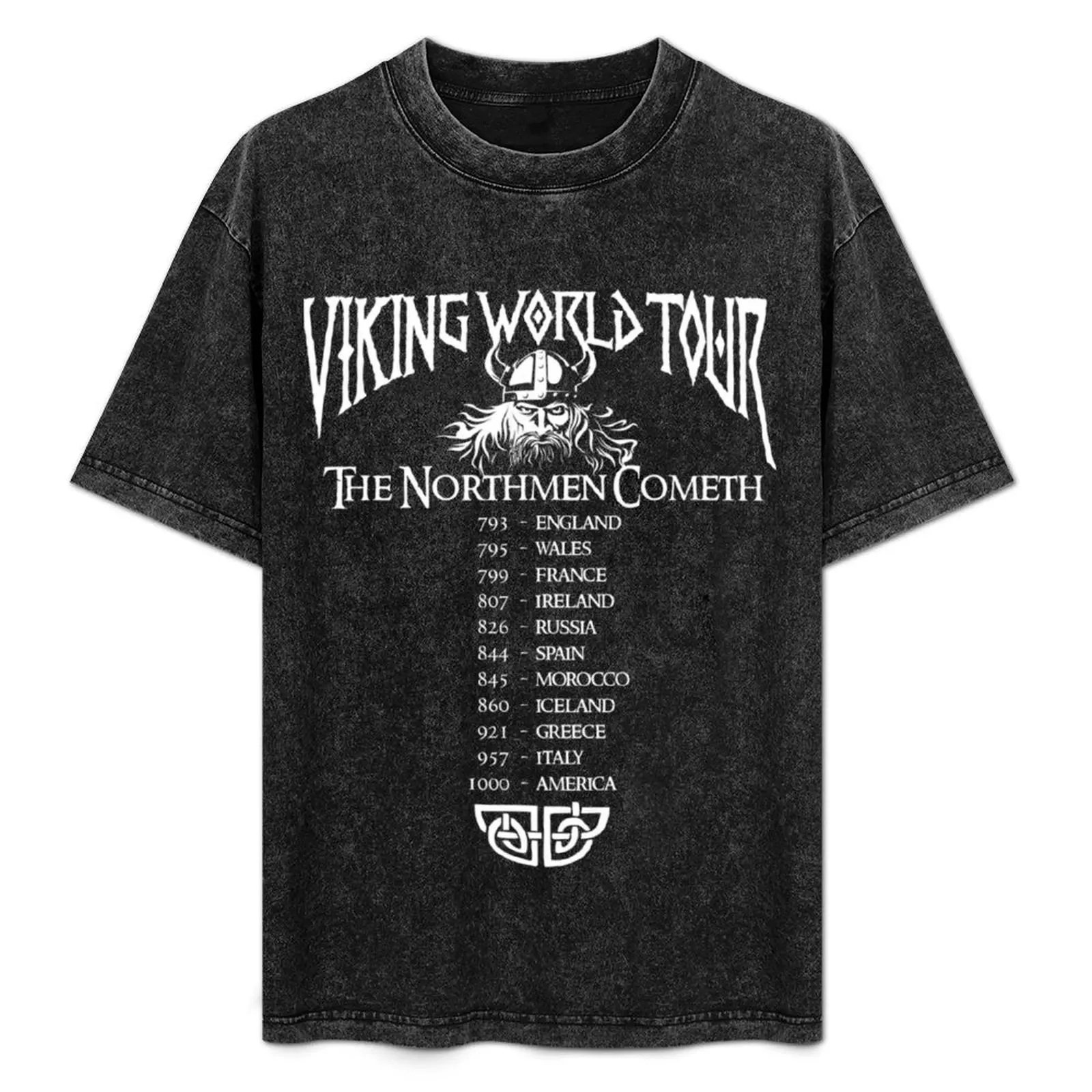 Viking World Tour T-Shirt Stylish Print Short Sleeve Tee
Viking World Tour T-Shirt Stylish Print Short Sleeve Tee