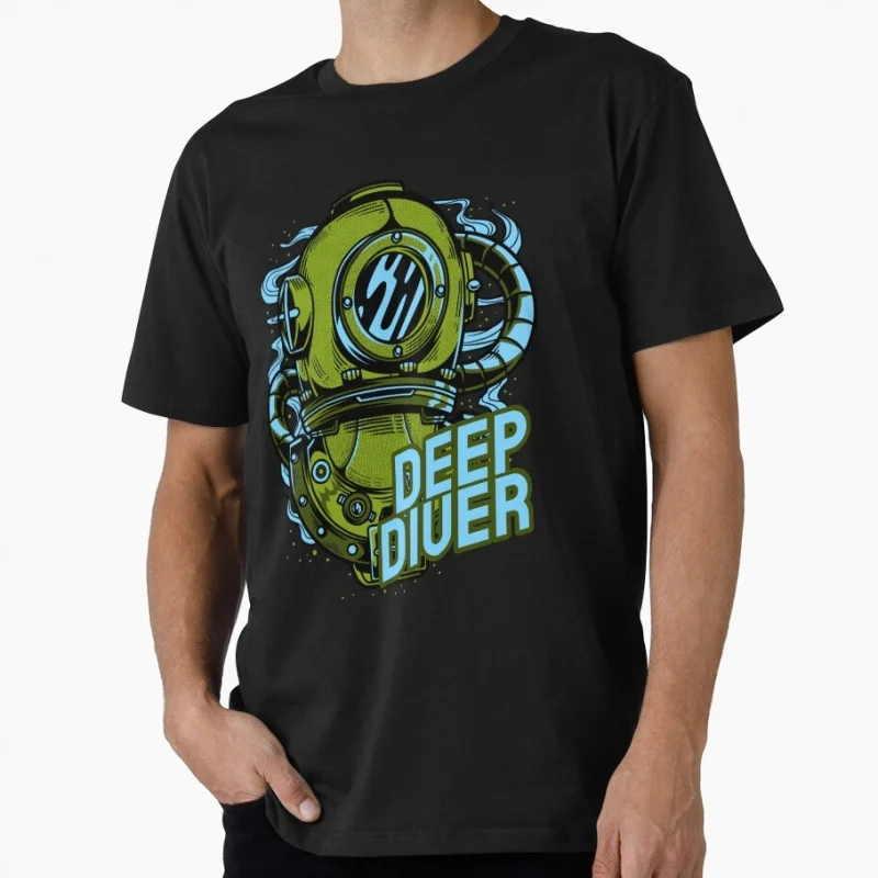 Deep Diver - Scuba Diving Gift T-shirt 100% Cotton printed tee O-neck Short Sleeve Graphic Clothes All size Tops S-6XL
Deep Diver - Scuba Diving Gift T-shirt 100% Cotton printed tee O-neck Short Sleeve Graphic Clothes All size Tops S-6XL