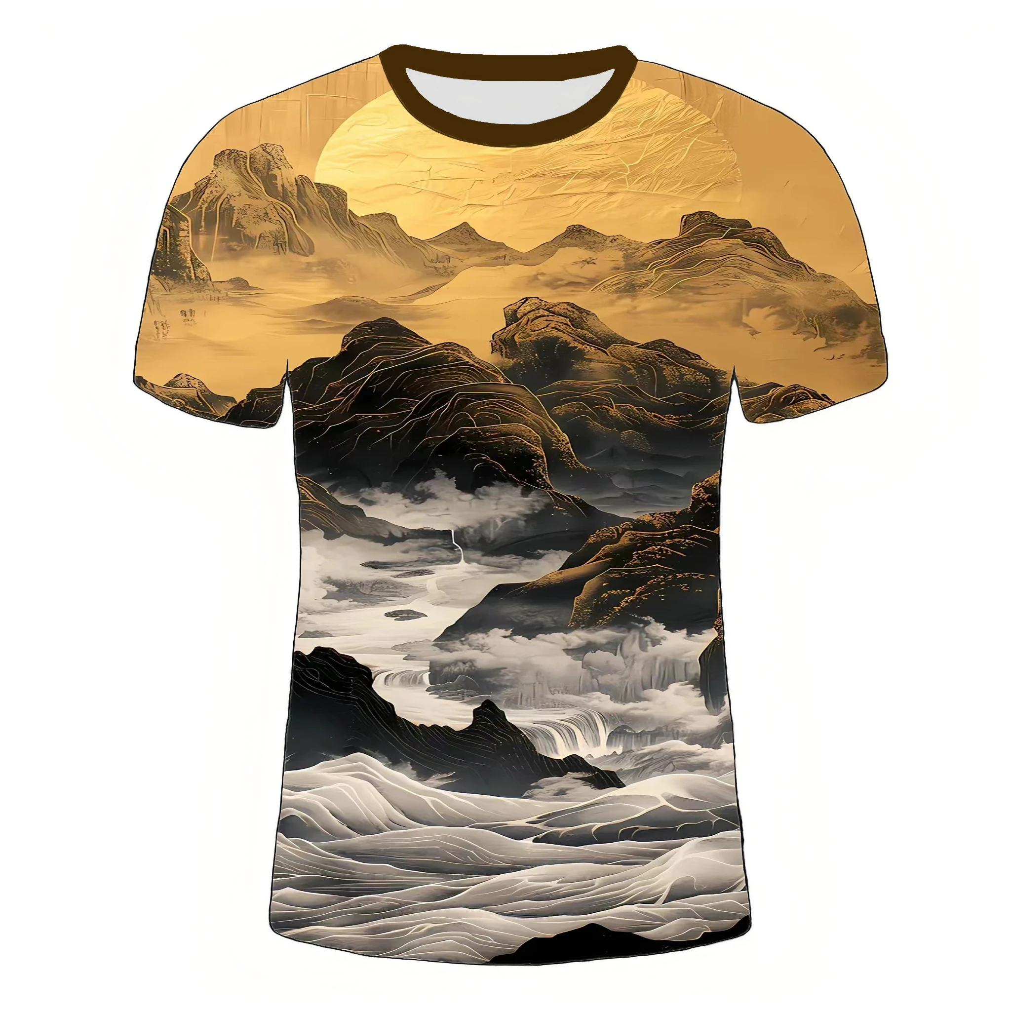 New 2024 Men's outdoor casual breathable short sleeve 3D digital printed cartoon pattern top men's sports new design T-shirt
New 2024 Men's outdoor casual breathable short sleeve 3D digital printed cartoon pattern top men's sports new design T-shirt