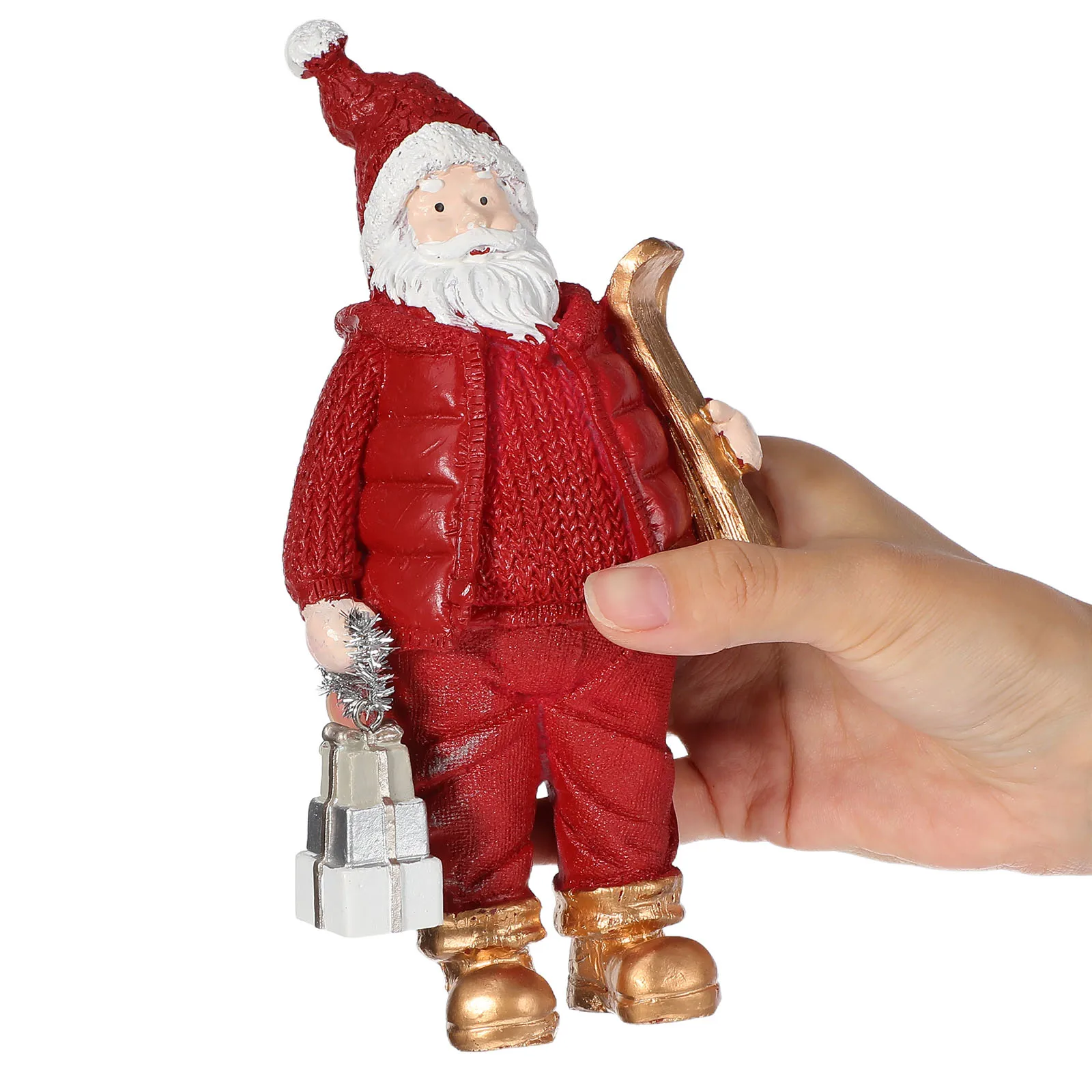 Santa Claus Ornament Table Decoration Desktop Christmas Clause Decorations Resin Figurines
Santa Claus Ornament Table Decoration Desktop Christmas Clause Decorations Resin Figurines