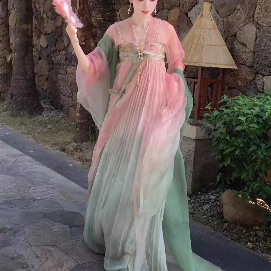 Chinese Hanfu Dress Women Halloween Carnival Cosplay Costume Vintage Ancient Gradient Hanfu Party Outfit hanfu dress
Chinese Hanfu Dress Women Halloween Carnival Cosplay Costume Vintage Ancient Gradient Hanfu Party Outfit hanfu dress