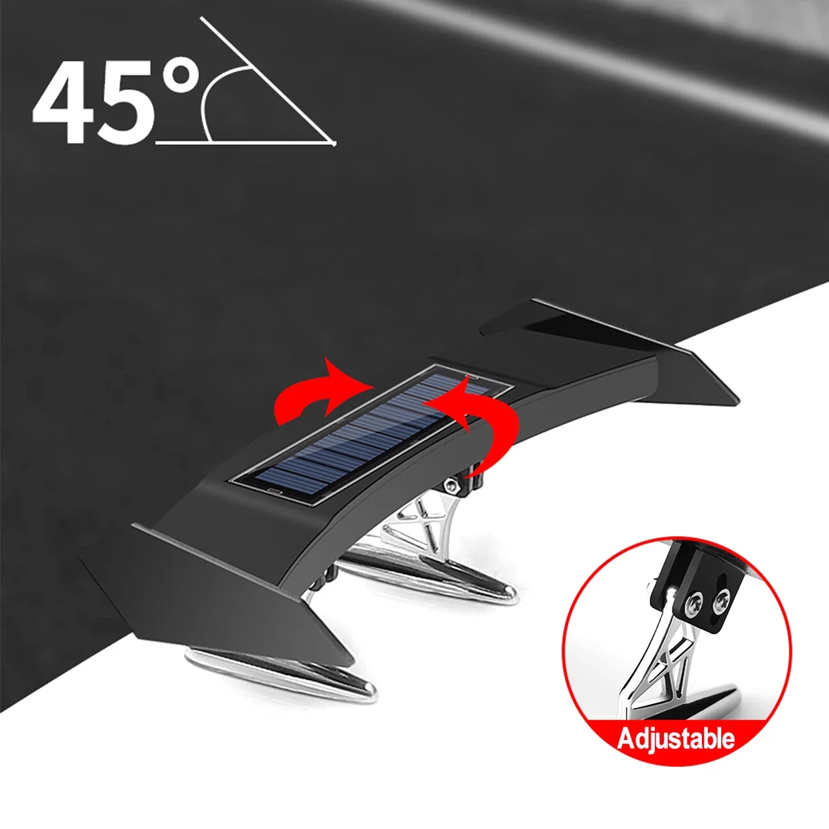 BB-Mini Small Solar Car LED Rear Spoiler Wing GT Style Car Warning Lamp Turn Signal 4 Modes Decoration
BB-Mini Small Solar Car LED Rear Spoiler Wing GT Style Car Warning Lamp Turn Signal 4 Modes Decoration