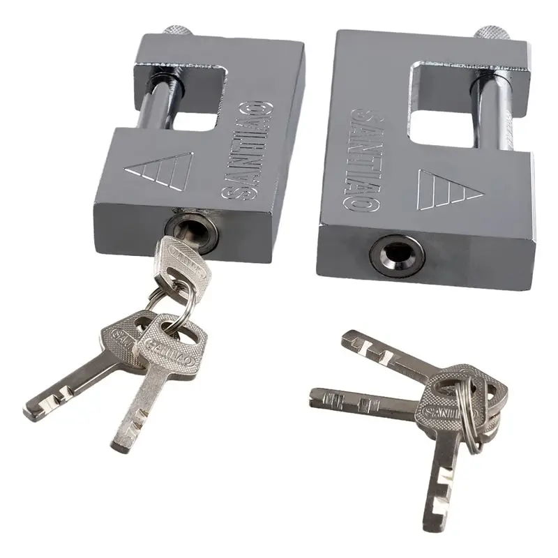 Многофункциональный навесной замок AT14, 2 шт., водонепроницаемый, антикоррозийный, с защитой от взлома, с 3 ключами
Многофункциональный навесной замок AT14, 2 шт., водонепроницаемый, антикоррозийный, с защитой от взлома, с 3 ключами