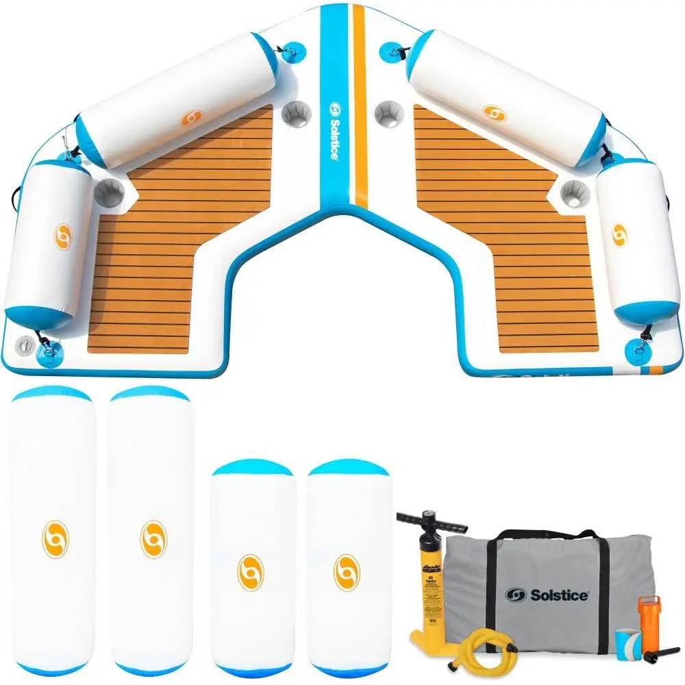 Original Floating Inflatable Dock Platform 11 FT CDock Float for Lake Boat Pool Ocean W NonSlip Pad amp Removable Pillows Water
Original Floating Inflatable Dock Platform 11 FT CDock Float for Lake Boat Pool Ocean W NonSlip Pad amp Removable Pillows Water