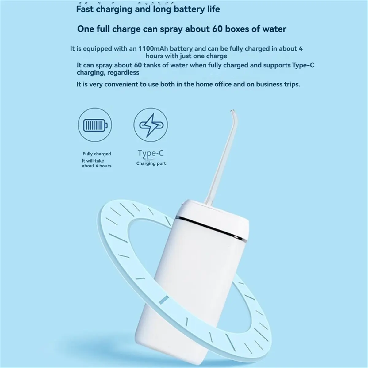Oral Irrigator Ultrasonic Water Pulse Toothbrush for Teeth Cleaning, Tooth Cleaner for Home and Travel Pink
Oral Irrigator Ultrasonic Water Pulse Toothbrush for Teeth Cleaning, Tooth Cleaner for Home and Travel Pink