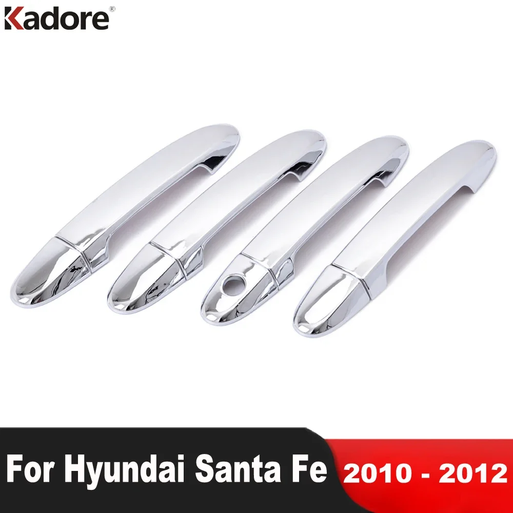 For Hyundai Santa Fe 2010 2011 2012 Chrome Car Door Handle Cover Trim Side Door Handles Catch Cap Overlay Exteiror Accessories
For Hyundai Santa Fe 2010 2011 2012 Chrome Car Door Handle Cover Trim Side Door Handles Catch Cap Overlay Exteiror Accessories