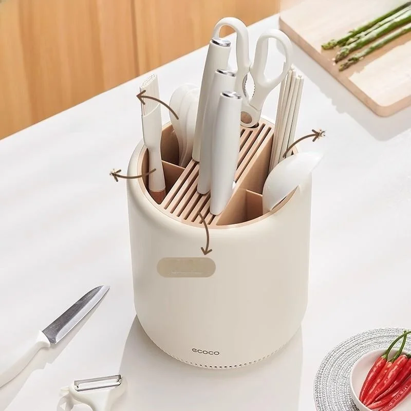 Quali Kitchen Rotating Knife Holder Multi-Functional Chopstis Tube Knife Ra Home Use Countertop Vegetable Knife Stand
Quali Kitchen Rotating Knife Holder Multi-Functional Chopstis Tube Knife Ra Home Use Countertop Vegetable Knife Stand