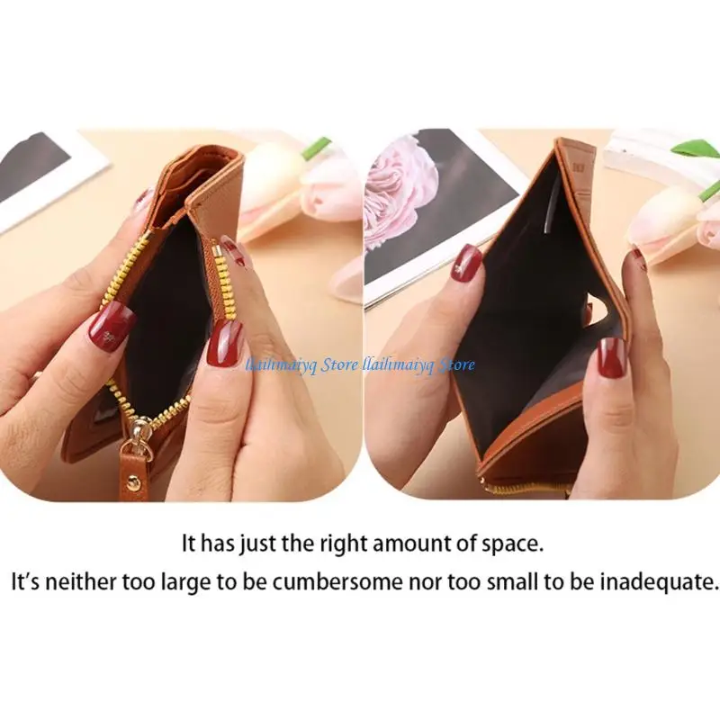 573B Stylish Coin Purse Compact Short Wallet For Women With Multiple Card Slots And Change Pocket Practical PU Leather Purse
573B Stylish Coin Purse Compact Short Wallet For Women With Multiple Card Slots And Change Pocket Practical PU Leather Purse