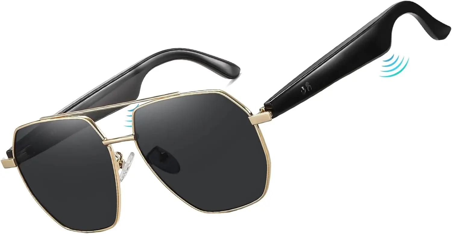 AI Smart Glasses with 160 Languages Translation & Bluetooth, Polarized Sunglasses
AI Smart Glasses with 160 Languages Translation & Bluetooth, Polarized Sunglasses