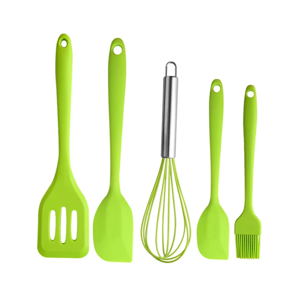 5pcs Silicone Baking Tool Kitchen Cookware Cooking Utensil Set Heat Resistant Easy Clean Practical Home Restaurant
5pcs Silicone Baking Tool Kitchen Cookware Cooking Utensil Set Heat Resistant Easy Clean Practical Home Restaurant