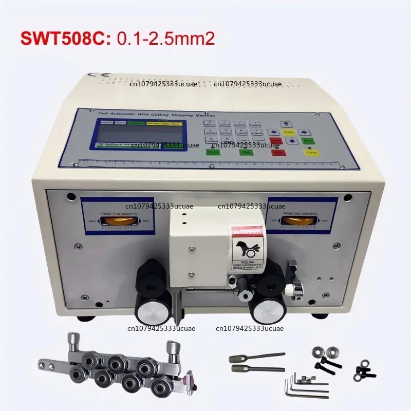SWT-508C Computer Automatic Wire Stripping Machine Cutting Cable Crimping and Peeling 0.1-8.0mm² Cutting Length 1-9999 mm
SWT-508C Computer Automatic Wire Stripping Machine Cutting Cable Crimping and Peeling 0.1-8.0mm² Cutting Length 1-9999 mm