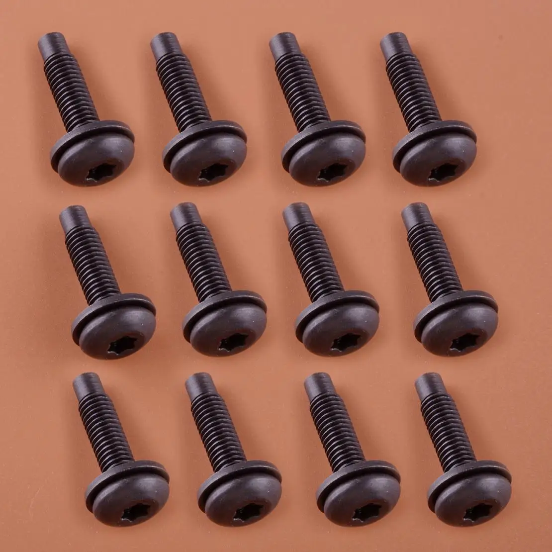 12Pcs Car Front Windshield Frame Hinge Torx Screw Bolt Fit For Jeep Wrangler JK 2017 2016 2015 2014 2013 2012 2011-2007 Black
12Pcs Car Front Windshield Frame Hinge Torx Screw Bolt Fit For Jeep Wrangler JK 2017 2016 2015 2014 2013 2012 2011-2007 Black
