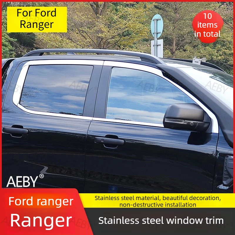For Ford Ranger 2022-2026 Stainless steel decorative parts for upper and lower car windows,Door and window decorative stickers
For Ford Ranger 2022-2026 Stainless steel decorative parts for upper and lower car windows,Door and window decorative stickers