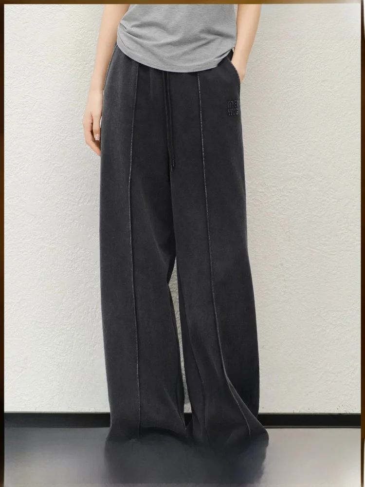MeiYang Time Machine Casual Pants Washed Vintage Wide Leg Pants High Waist Cotton Straight Cut Loose Fit Ladies Trou...
MeiYang Time Machine Casual Pants Washed Vintage Wide Leg Pants High Waist Cotton Straight Cut Loose Fit Ladies Trou...