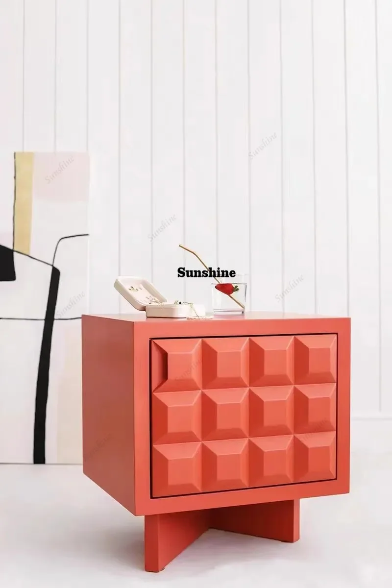 Simple modern paint bedside table Nordic storage cabinet Bedroom bedside table FT
Simple modern paint bedside table Nordic storage cabinet Bedroom bedside table FT