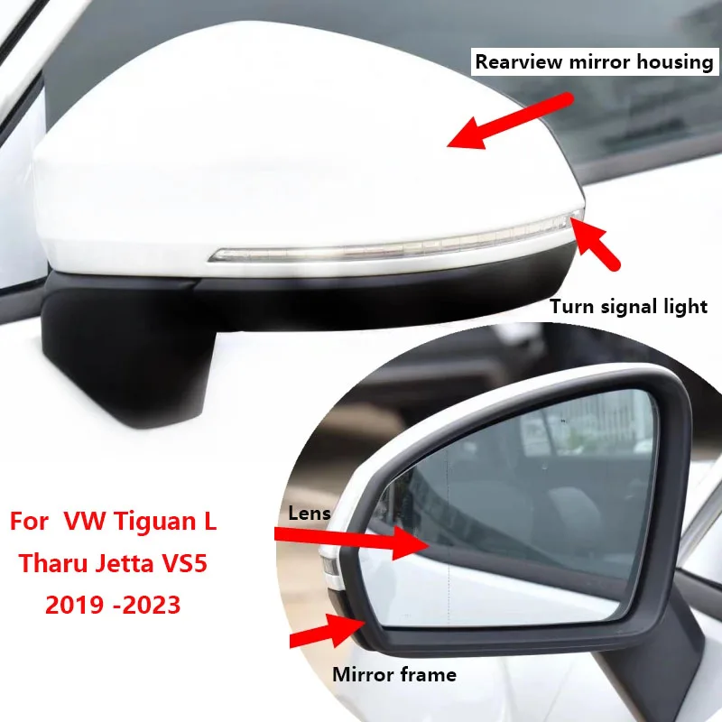 For Volkswagen VW Tiguan L Tharu Jetta VS5 2019 2020 2021 2022 2023 Rearview Mirror Cover Turn Signal Light Mirror Frame
For Volkswagen VW Tiguan L Tharu Jetta VS5 2019 2020 2021 2022 2023 Rearview Mirror Cover Turn Signal Light Mirror Frame