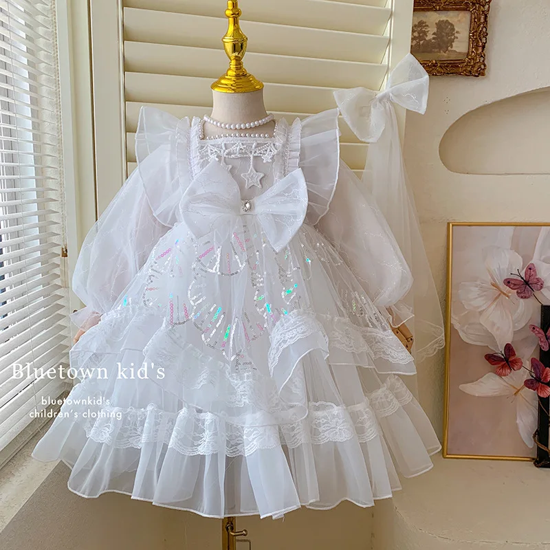 CXJM-Girls' Spring Princess Dress Sweet High-End Formal Dress2025New Style Baby Girl Birthday Dress
CXJM-Girls' Spring Princess Dress Sweet High-End Formal Dress2025New Style Baby Girl Birthday Dress
