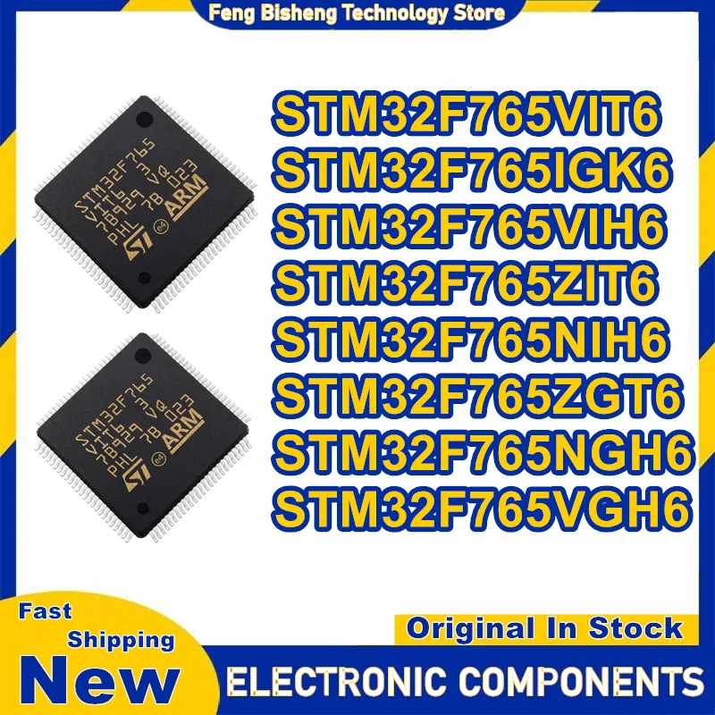 STM32F765VIT6 STM32F765IGT6 STM32F765IGK6 STM32F765VIH6 STM32F765ZIT6 STM32F765NIH6 STM32F765ZGT6 STM32F765NGH6 STM32F765VGH6 IC
STM32F765VIT6 STM32F765IGT6 STM32F765IGK6 STM32F765VIH6 STM32F765ZIT6 STM32F765NIH6 STM32F765ZGT6 STM32F765NGH6 STM32F765VGH6 IC