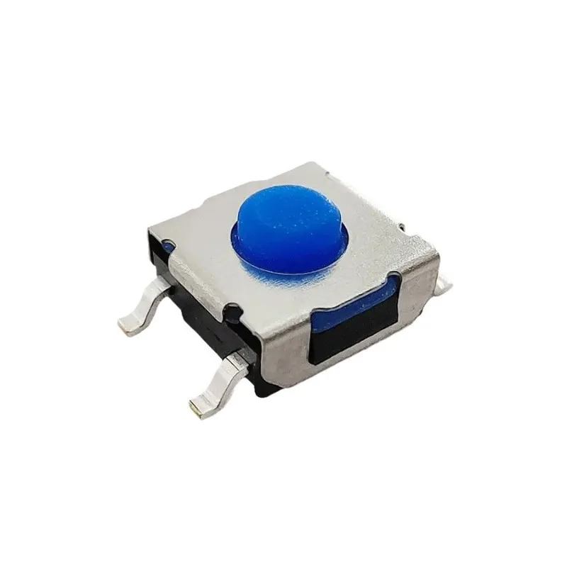 YTS1S005 * G/YTS-E006 6.2 * 6.2 High-Life Four-Leg SMD Silicone Waterproof Tact Switch, Blue Button, SMD Tact Switch For Camera
YTS1S005 * G/YTS-E006 6.2 * 6.2 High-Life Four-Leg SMD Silicone Waterproof Tact Switch, Blue Button, SMD Tact Switch For Camera