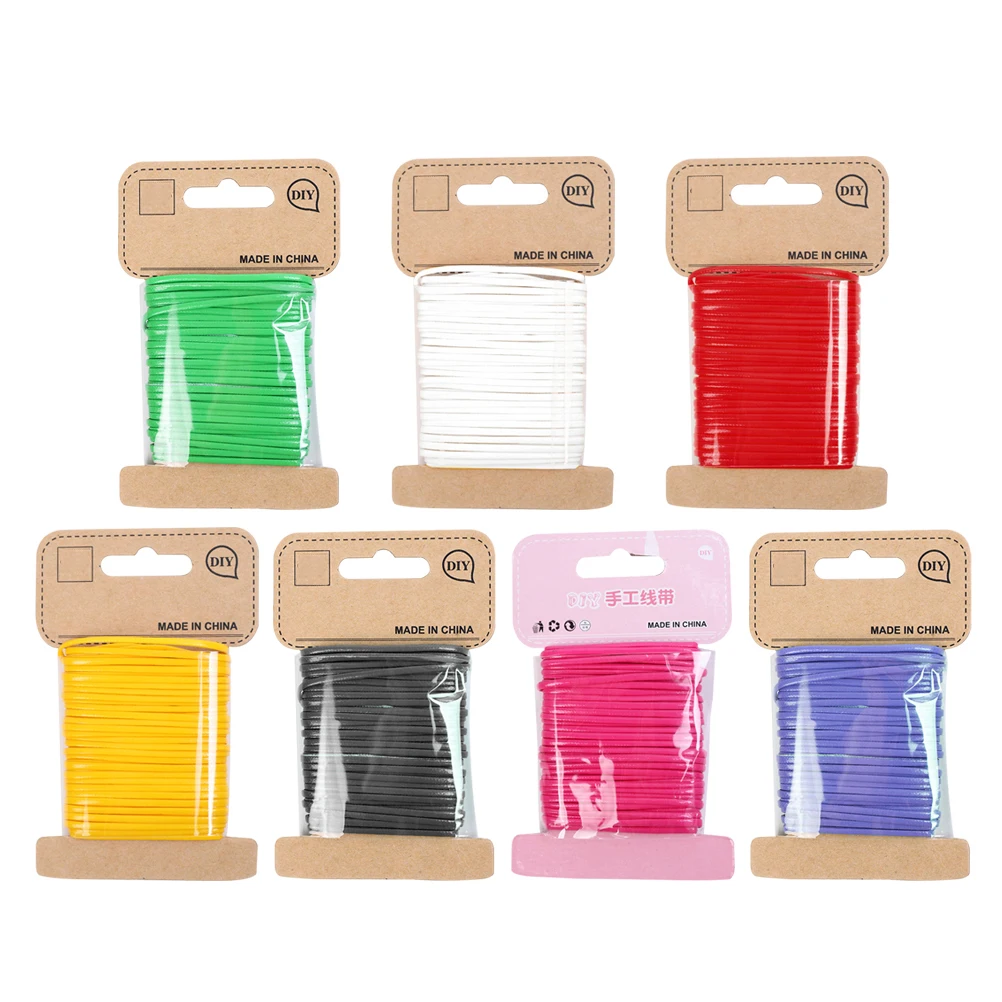 7pcs Colored Rope Cord for Jewelry Making Flat Braided Bracelet Thread Handmade Crafts Gifts Premium Material Sturdy
7pcs Colored Rope Cord for Jewelry Making Flat Braided Bracelet Thread Handmade Crafts Gifts Premium Material Sturdy