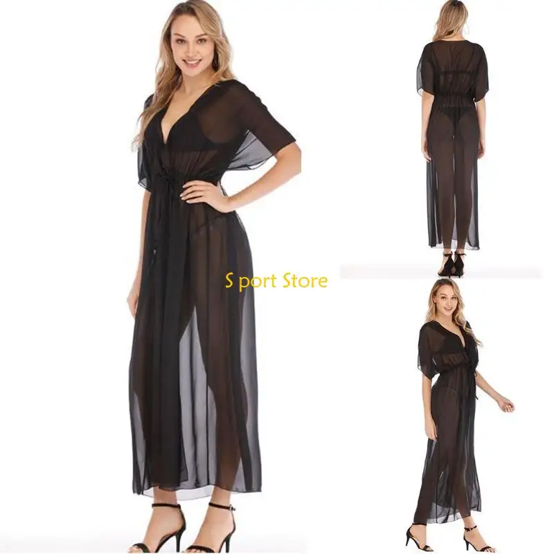 U2JB женский купальник с коротким рукавом и открытой передней частью, бикини, прозрачное черное кимоно, кардиган, завязка на
U2JB женский купальник с коротким рукавом и открытой передней частью, бикини, прозрачное черное кимоно, кардиган, завязка на