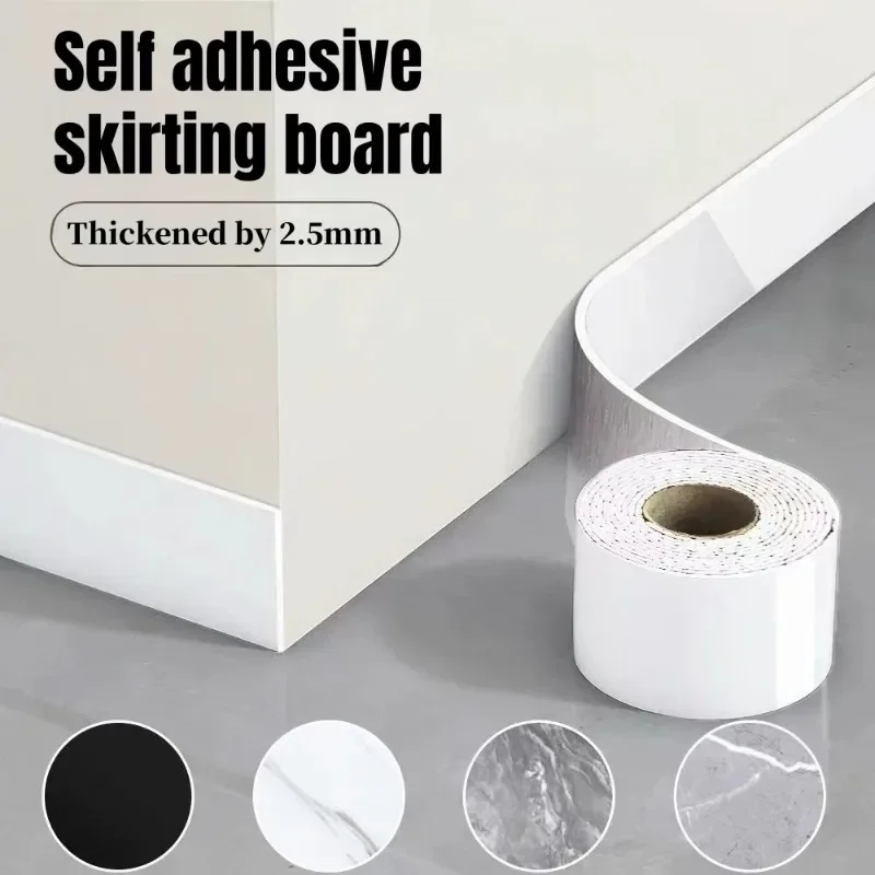1PC 5mx10cm Self Adhesive Skirting Board Thickening Flexible Foam Wall Stickers Waistline Tape for Sill Staircase 
1PC 5mx10cm Self Adhesive Skirting Board Thickening Flexible Foam Wall Stickers Waistline Tape for Sill Staircase