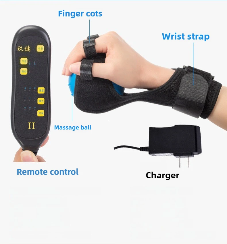 Stroke Hemiplegia Finger Rehabilitation Training Equipment Hand Electric Hot Compress Massage Ball Old Person Fingerboard Home
Stroke Hemiplegia Finger Rehabilitation Training Equipment Hand Electric Hot Compress Massage Ball Old Person Fingerboard Home