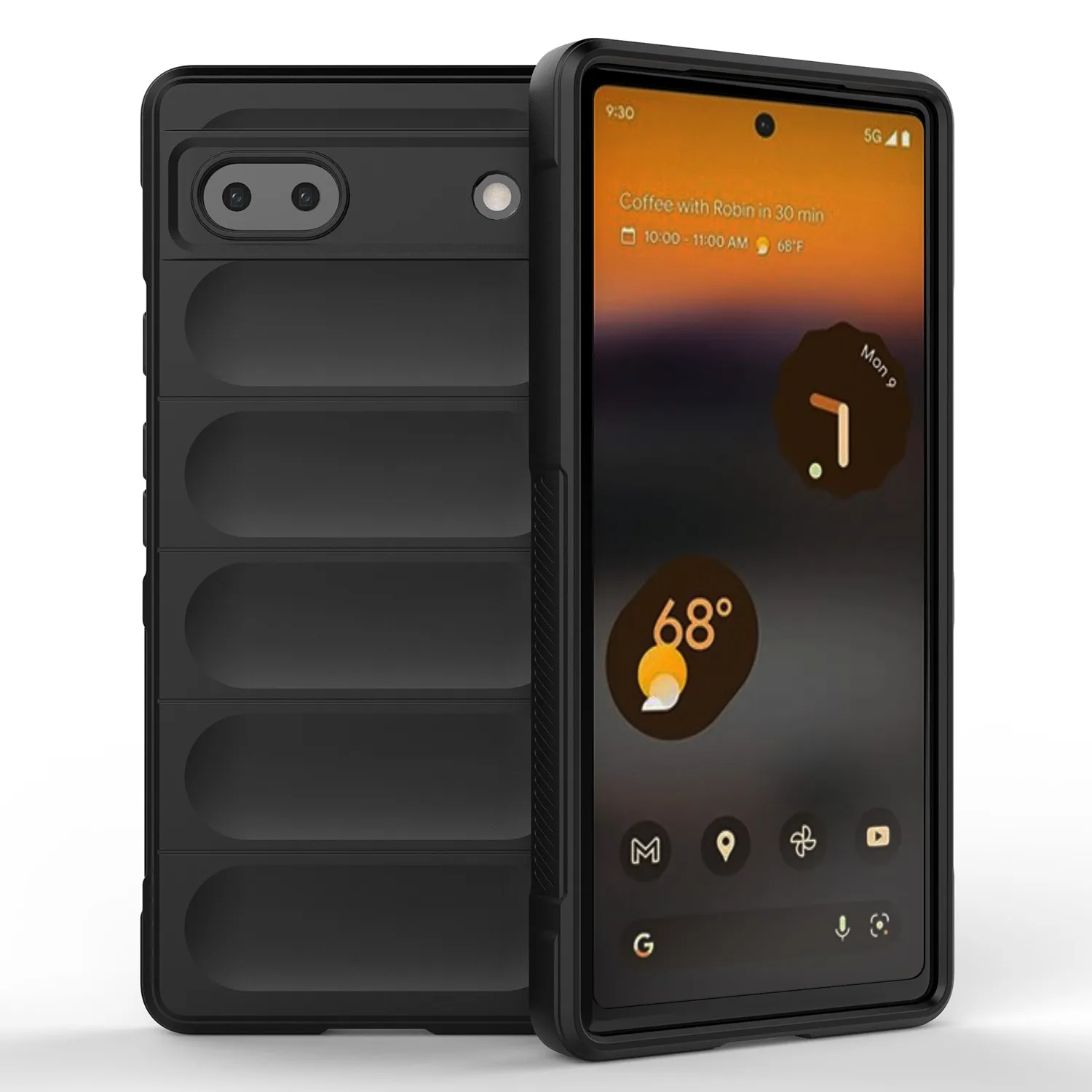For Google Pixel 6a Soft TPU Anti-fall Phone Case Non-slip Wear-resistant Cell Phone Back Cover - Black
For Google Pixel 6a Soft TPU Anti-fall Phone Case Non-slip Wear-resistant Cell Phone Back Cover - Black