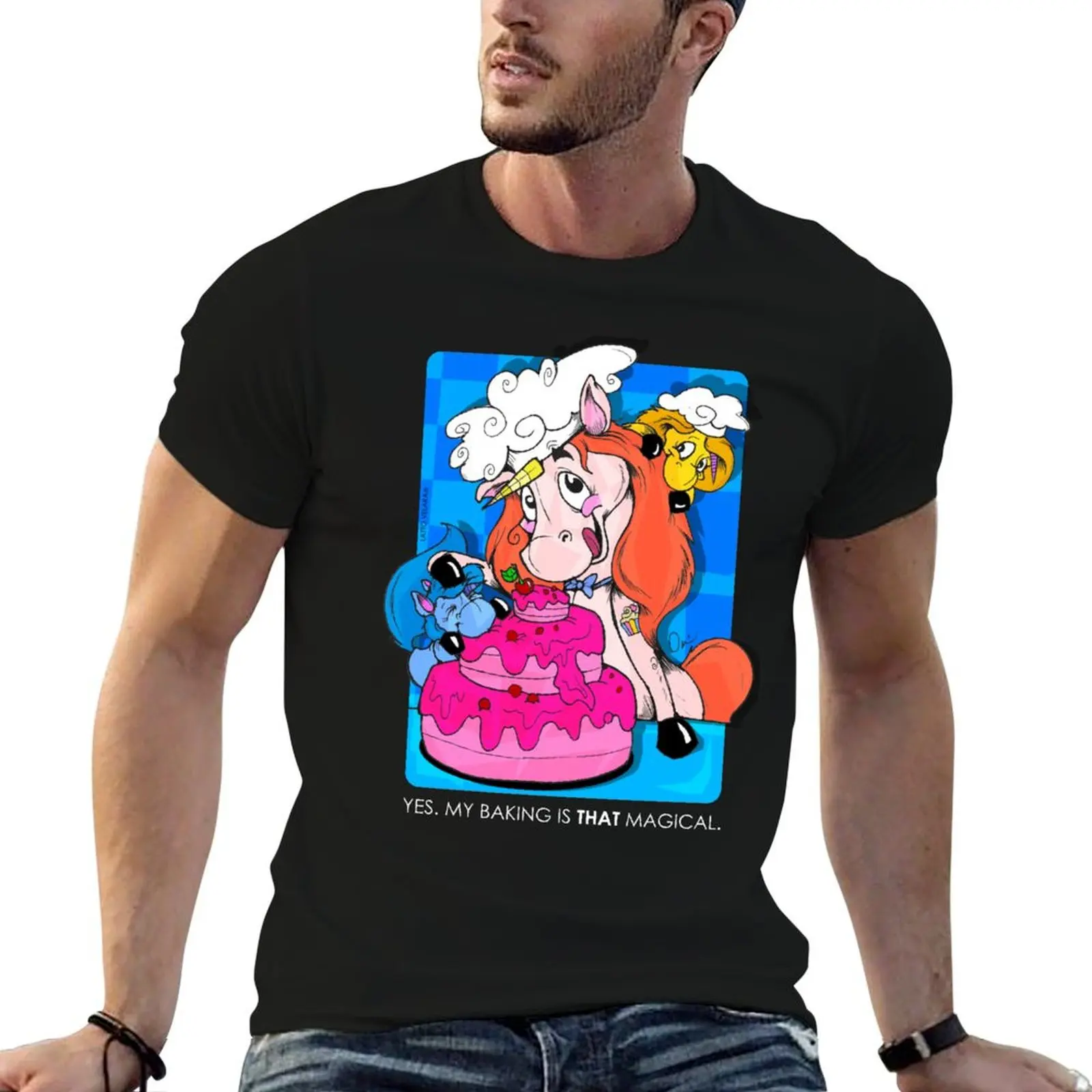 Unicorn baker making a cake with Friends T-Shirt valentines clothes croswit shirt man anime shirt t shirt for men
Unicorn baker making a cake with Friends T-Shirt valentines clothes croswit shirt man anime shirt t shirt for men