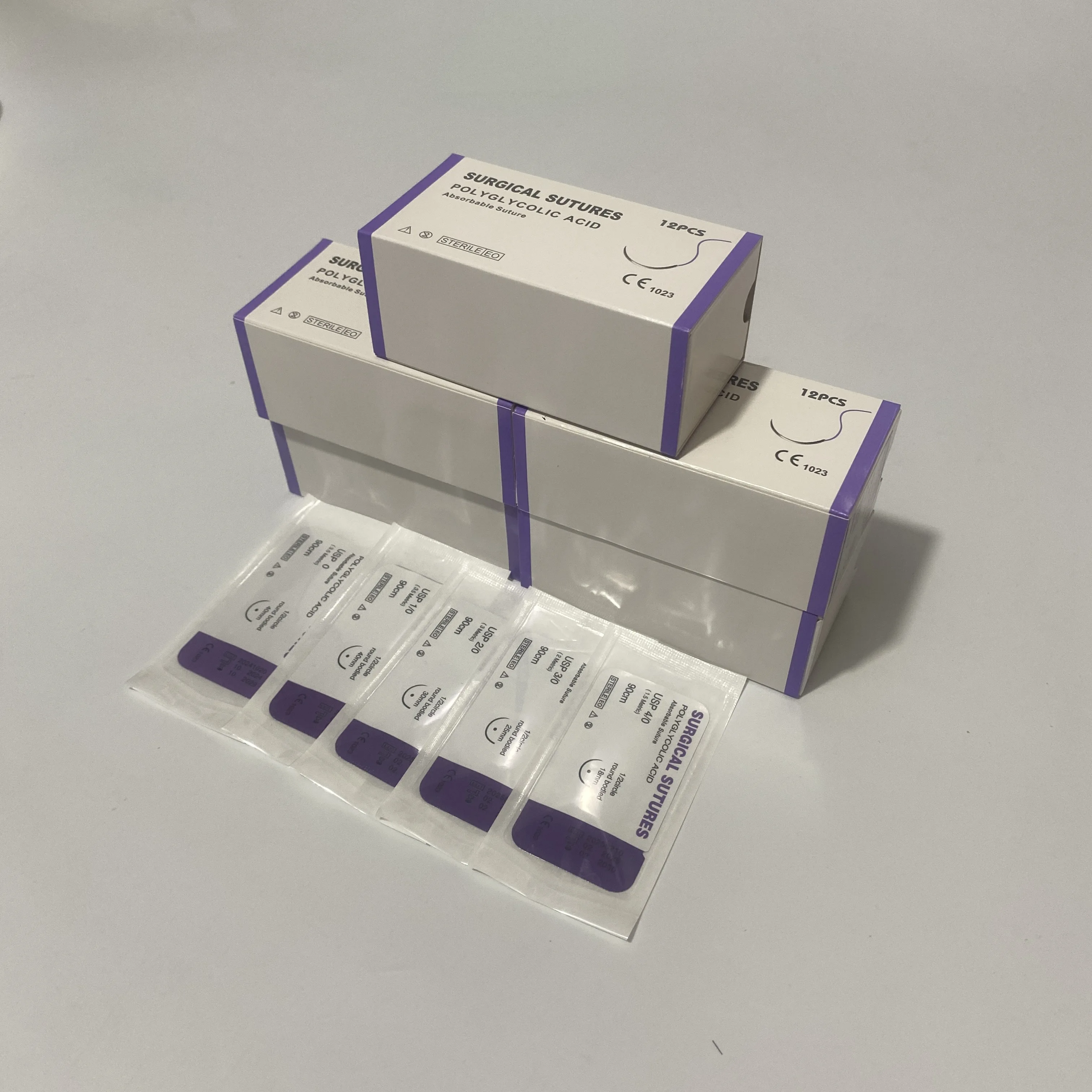 8 pieces of absorbable sutures for veterinary use, PGA non removable sutures, veterinary pet surgery sutures, angle needles, rou
8 pieces of absorbable sutures for veterinary use, PGA non removable sutures, veterinary pet surgery sutures, angle needles, rou