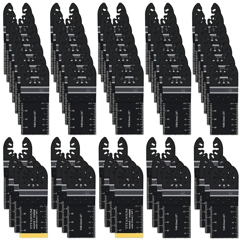 55 Piece Oscillating Tool Blades Universal Multitool Blades For Wood Plastics Metal
55 Piece Oscillating Tool Blades Universal Multitool Blades For Wood Plastics Metal