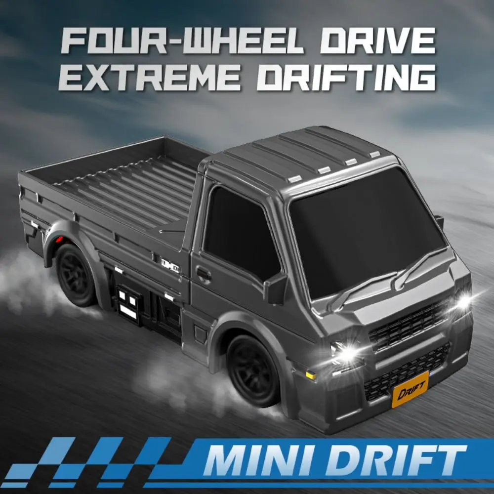 High Quality 2.4G 1:64 RC Truck 4WD LED Lights Remote Control Drift Truck High Speed Rechargeable RC Drift Car Desktop Racing
High Quality 2.4G 1:64 RC Truck 4WD LED Lights Remote Control Drift Truck High Speed Rechargeable RC Drift Car Desktop Racing