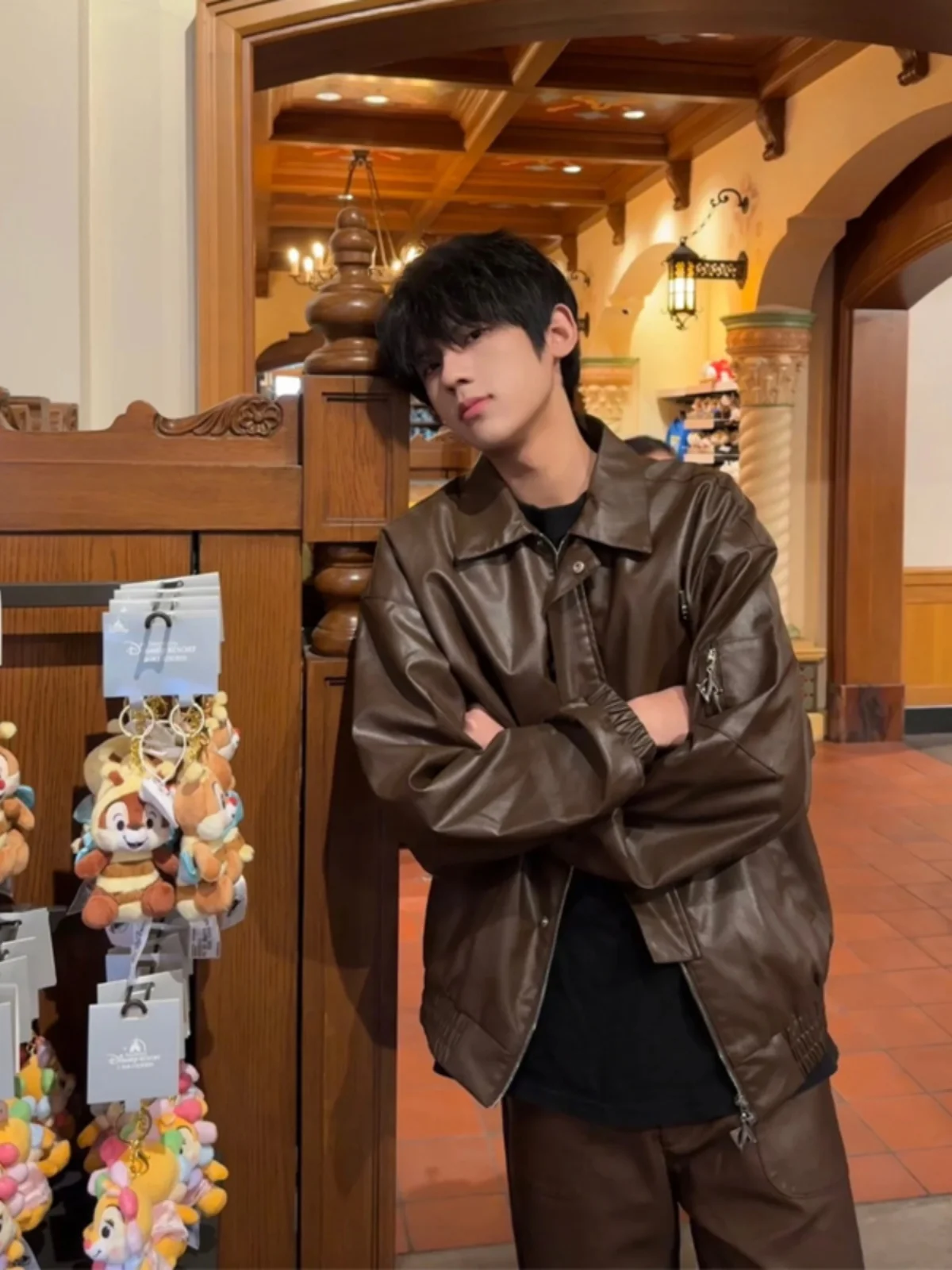 American Retro Brown Leather Jacket Men's Spring Autumn Oversize Stand Collar Motorcycle Clothes High-End Feelings Coat
American Retro Brown Leather Jacket Men's Spring Autumn Oversize Stand Collar Motorcycle Clothes High-End Feelings Coat