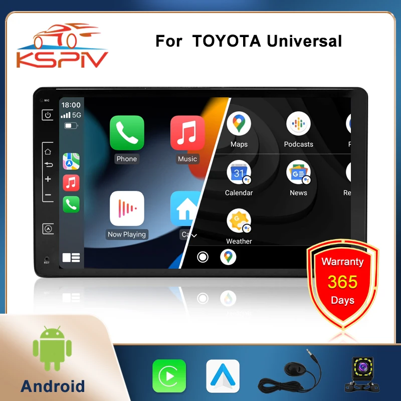 KSPIV Android Multimedia Video Player Car Radio for TOYOTA COROLLA 2017- GPS Navigation Bluetooth Carplay Auto Stereo Head Unit
KSPIV Android Multimedia Video Player Car Radio for TOYOTA COROLLA 2017- GPS Navigation Bluetooth Carplay Auto Stereo Head Unit