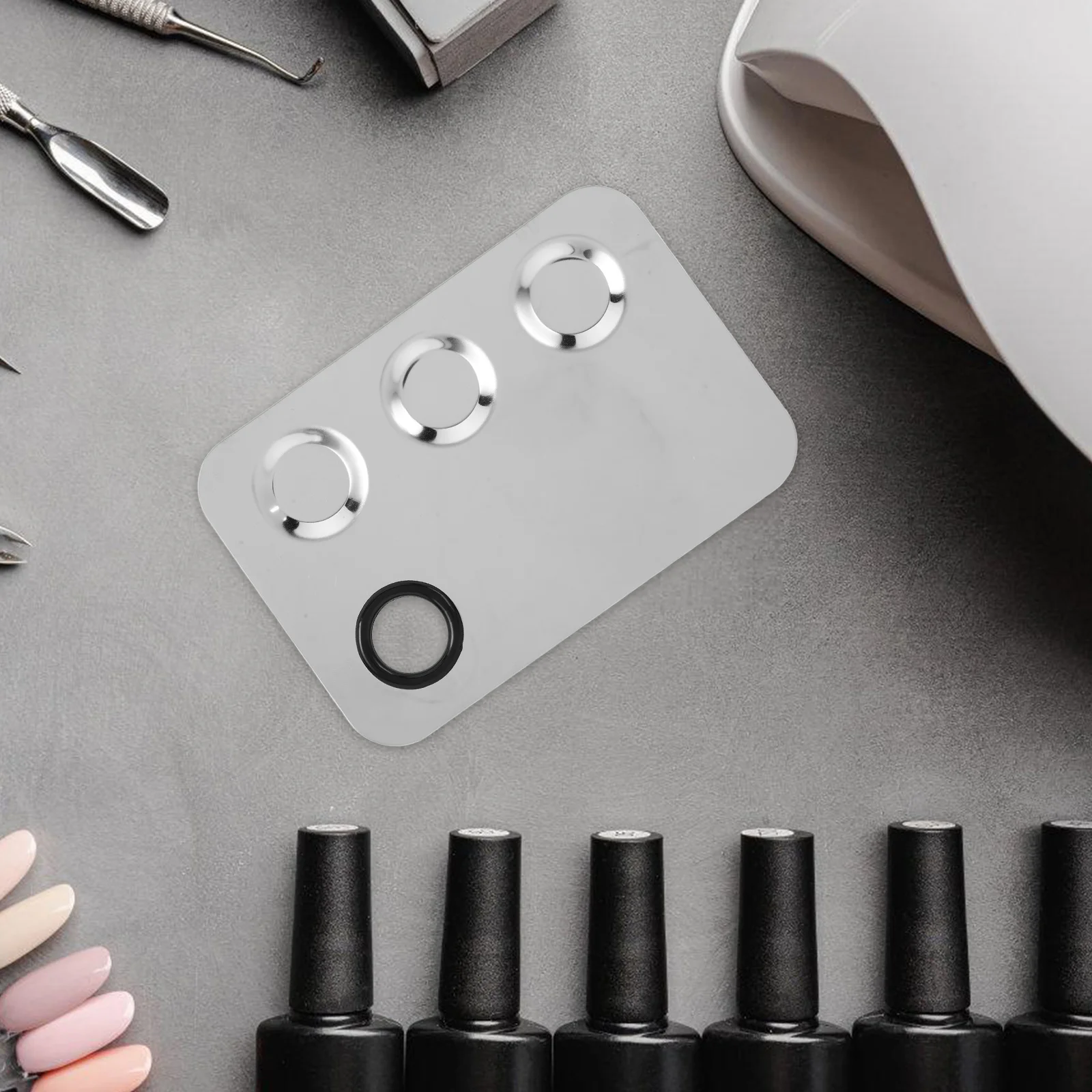 Stainless Steel Mixing Plate Foundation Makeup Palette for Artists Empty Makeup Tray Pigment Blender Cosmetics Tool
Stainless Steel Mixing Plate Foundation Makeup Palette for Artists Empty Makeup Tray Pigment Blender Cosmetics Tool