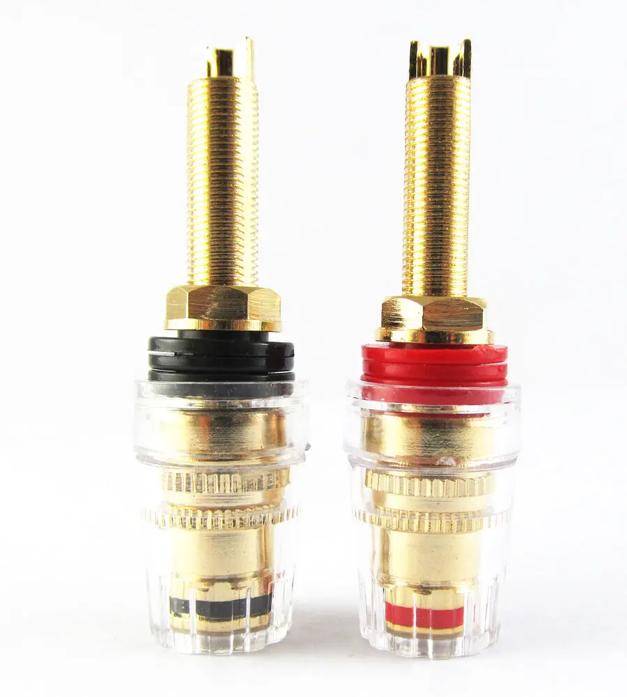 12pcs High Quality Brass Gold Plated Audio Speaker Cable Long 4mm Binding Post
12pcs High Quality Brass Gold Plated Audio Speaker Cable Long 4mm Binding Post