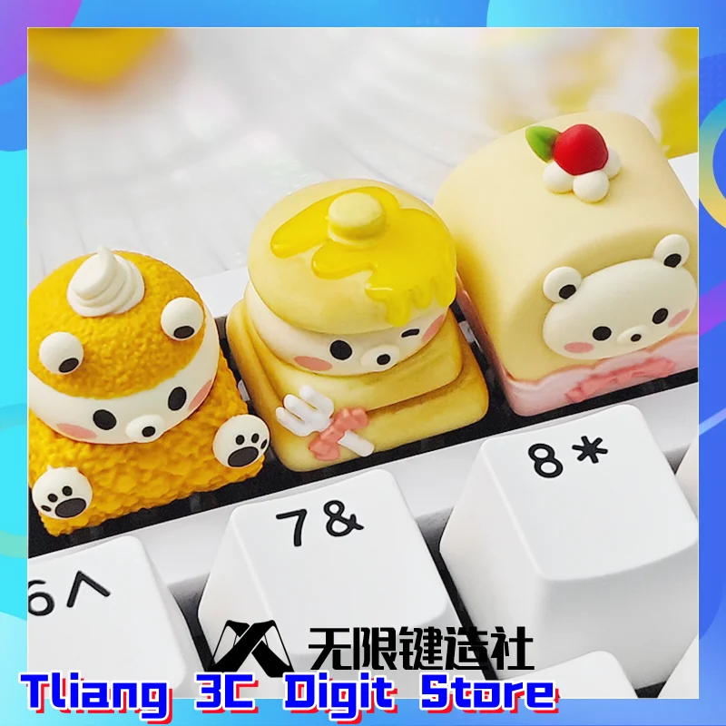 Original dessert series Theme keycaps cute mechanical keyboard resin1pcs PC gaming keyboard Accessorie gift collection keycaps
Original dessert series Theme keycaps cute mechanical keyboard resin1pcs PC gaming keyboard Accessorie gift collection keycaps