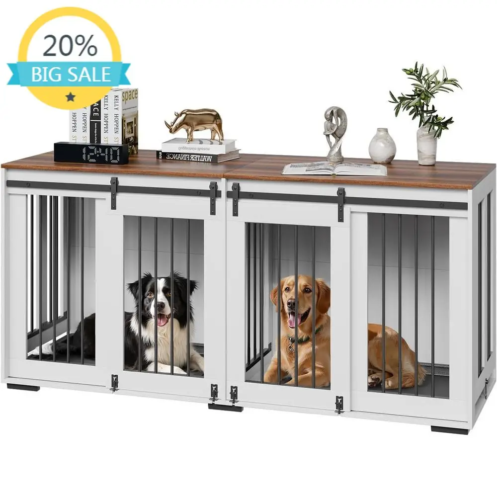 Двухуровневая мебель-переноска для собак на двух питомцев с раздвижными дверцами и съемным поддоном, подходит для маленьких, средних и крупных собак.
Двухуровневая мебель-переноска для собак на двух питомцев с раздвижными дверцами и съемным поддоном, подходит для маленьких, средних и крупных собак.