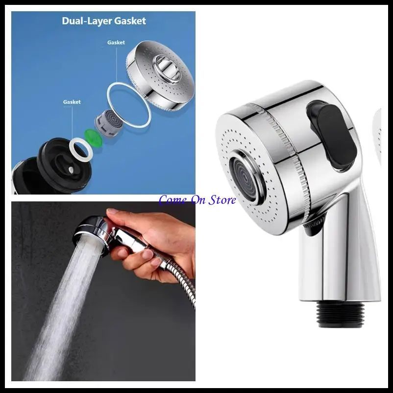 M6CF 2Pcs High Pressure Handheld Shower Head with Water Filter & Adjustable Sprays Mode Easy to Use for Strong Water Flows
M6CF 2Pcs High Pressure Handheld Shower Head with Water Filter & Adjustable Sprays Mode Easy to Use for Strong Water Flows