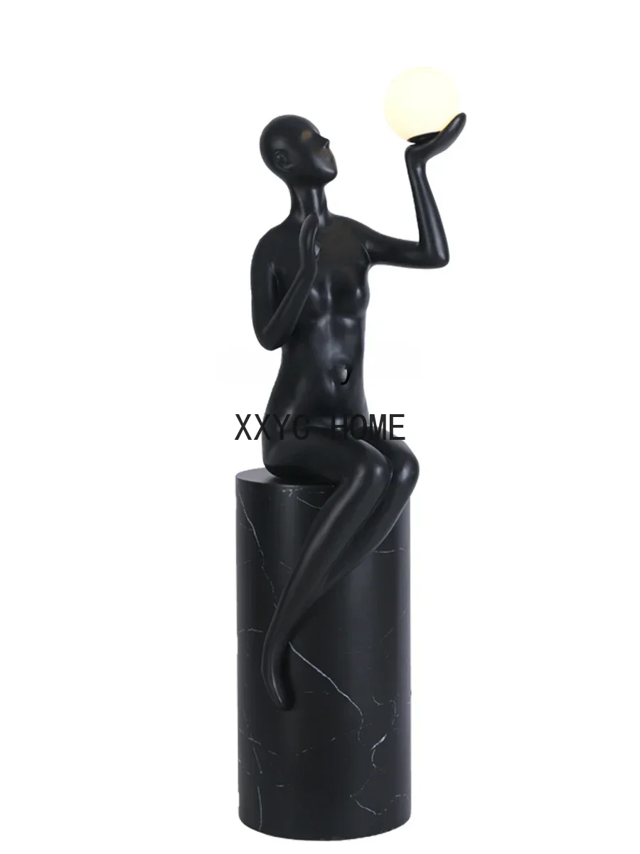 Art Sculpture Humanoid Floor Large Decoration Home Hallway Hotel Creative and Slightly Luxury Decorative Floor Lamp
Art Sculpture Humanoid Floor Large Decoration Home Hallway Hotel Creative and Slightly Luxury Decorative Floor Lamp