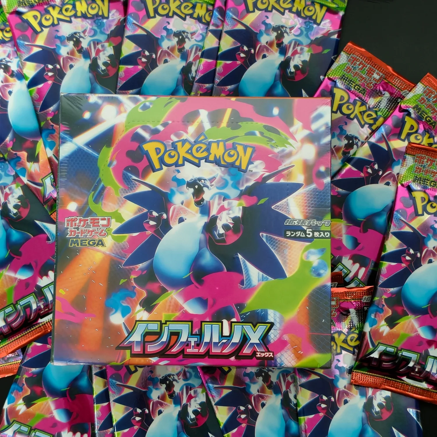 1 Box DIY Proxy PTCG Japanese M2 Mega Evolution Pack m1L m1S Gold Charizard X Game Collection Card Toy
1 Box DIY Proxy PTCG Japanese M2 Mega Evolution Pack m1L m1S Gold Charizard X Game Collection Card Toy