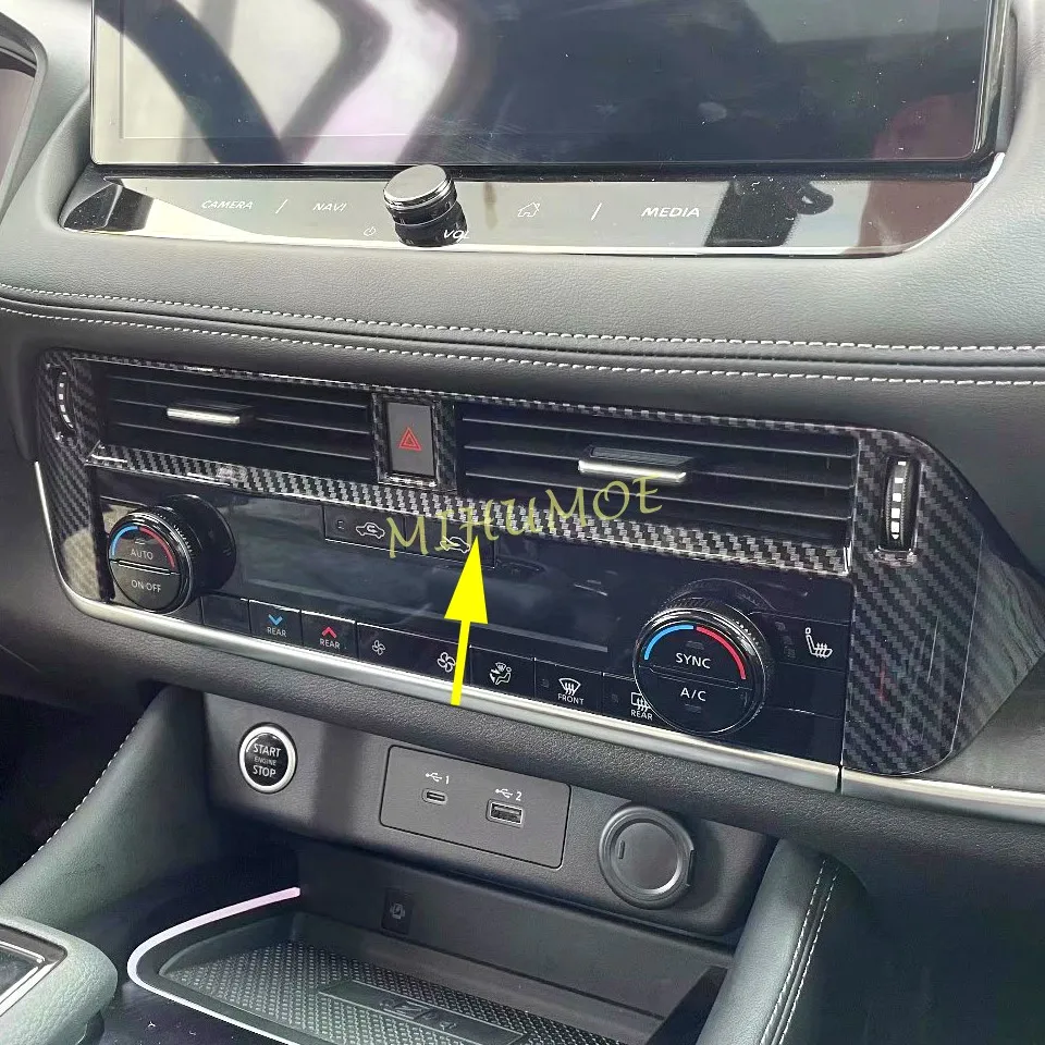 Interior Air Conditioning Outlet Vent Frame Cover Trim For Nissan Rogue 2021-2026 X-Trail T33 Accessories
Interior Air Conditioning Outlet Vent Frame Cover Trim For Nissan Rogue 2021-2026 X-Trail T33 Accessories