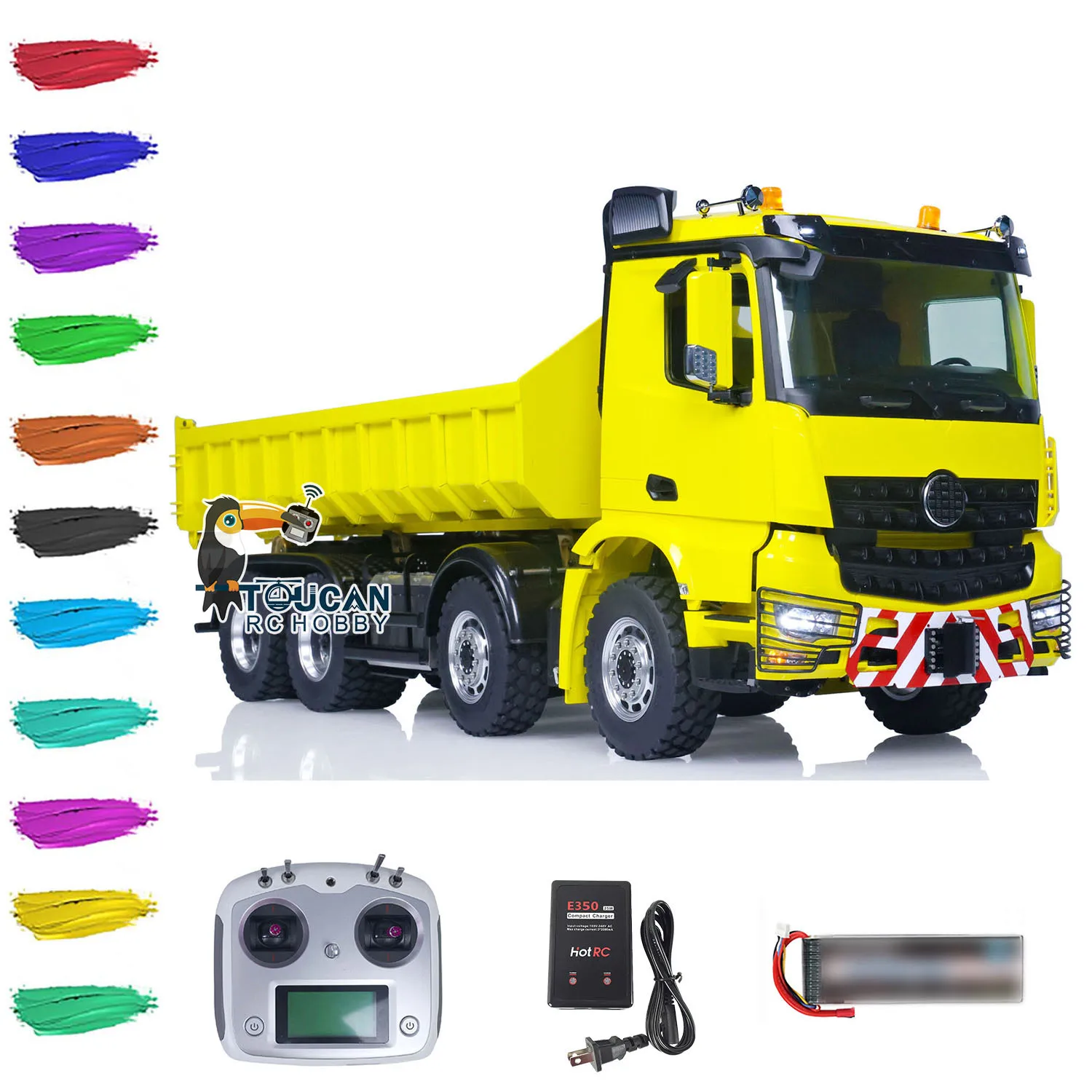 8x8 Metal RTR LESU 1/14 Hydraulic RC Full-dump Truck Ready to Run DIY Construction Vehicles Model Toys for Boys THZH1854
8x8 Metal RTR LESU 1/14 Hydraulic RC Full-dump Truck Ready to Run DIY Construction Vehicles Model Toys for Boys THZH1854