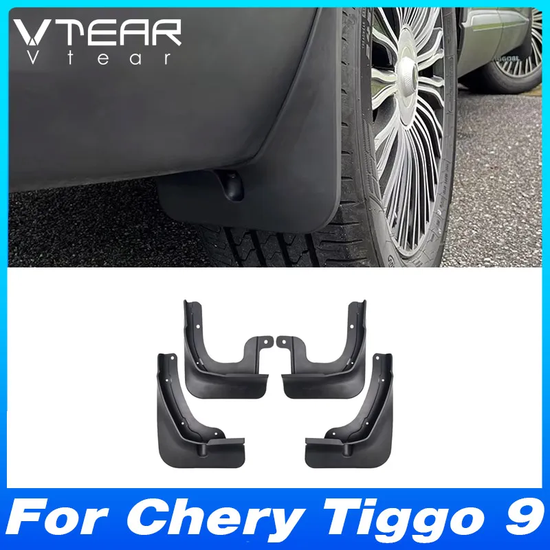Vtear For Chery Tiggo 9 2024-2025 Heavy-Duty Anti-Splash Mudguards Durable Black ABS Exterior Protective Accessories Parts
Vtear For Chery Tiggo 9 2024-2025 Heavy-Duty Anti-Splash Mudguards Durable Black ABS Exterior Protective Accessories Parts