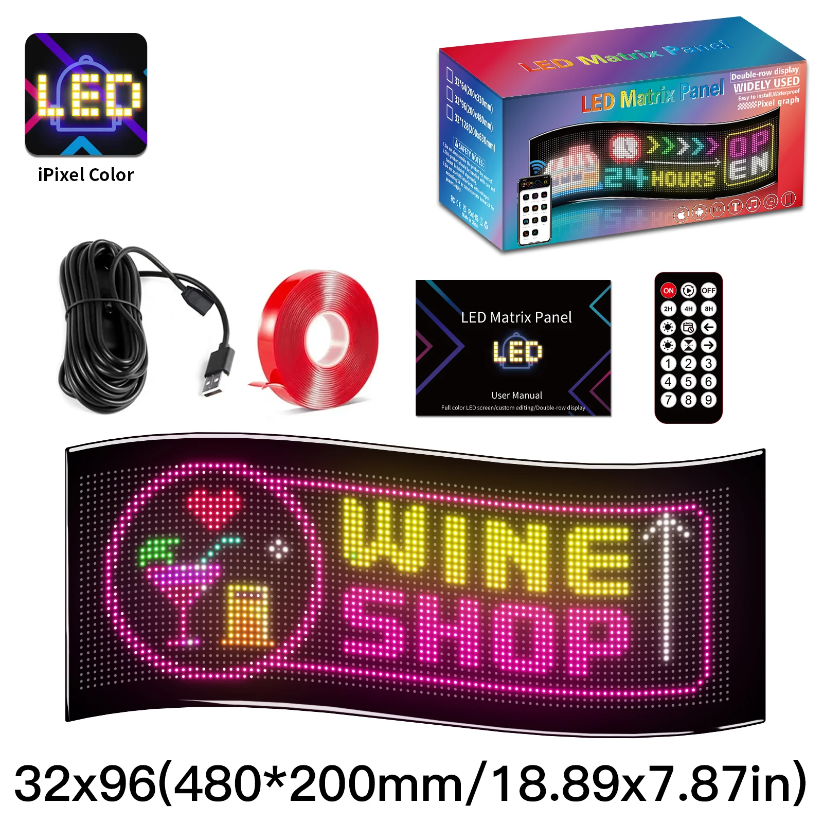 LED Matrix Pixel Panel Car Windshield Screen Bluetooth Flexible LED Display Screen LED Mini Flexible LED Display Board
LED Matrix Pixel Panel Car Windshield Screen Bluetooth Flexible LED Display Screen LED Mini Flexible LED Display Board