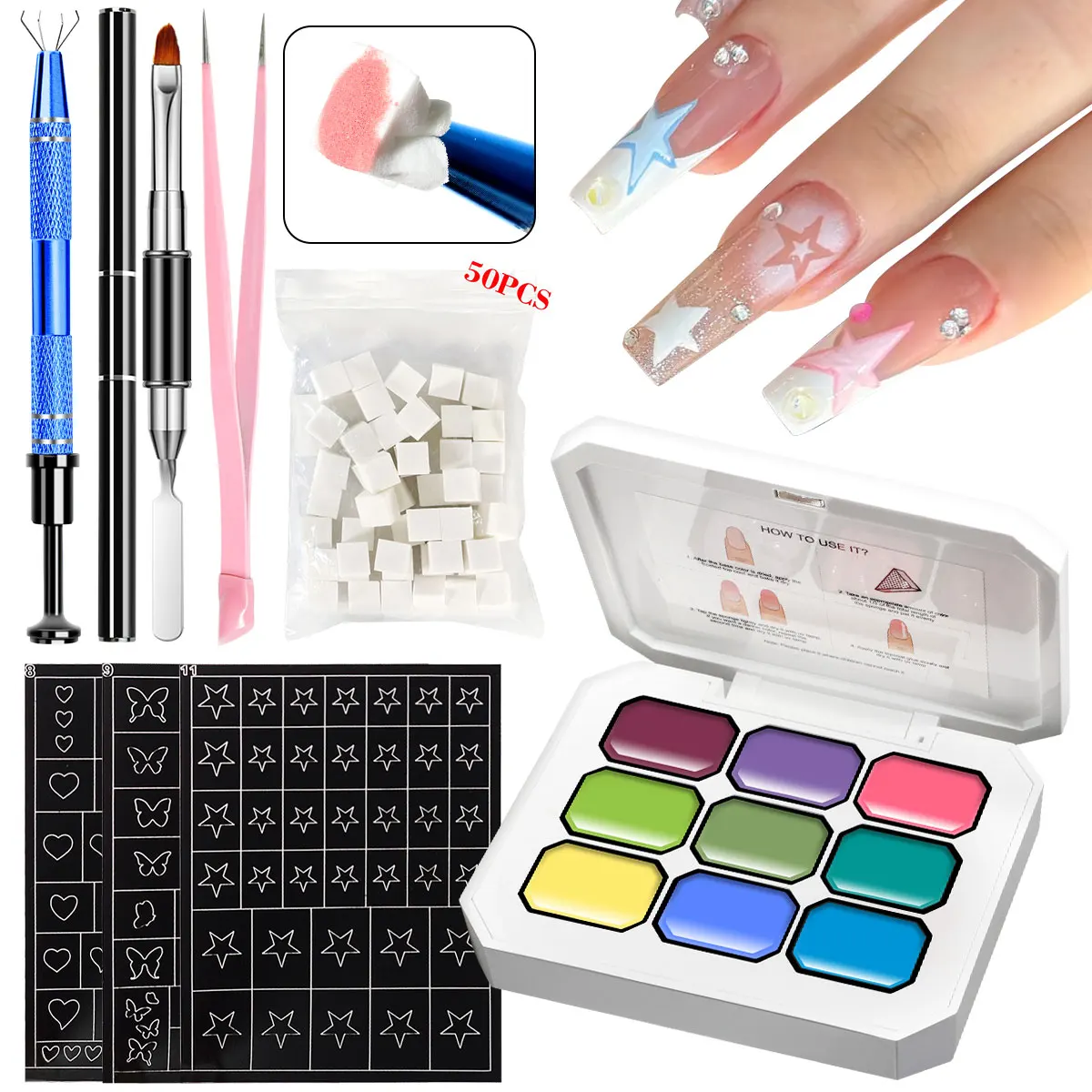 LIMEGIRL Solid Nail Gel 9-Grid Palette Mud Painting Summer Color for Nail Art Design Semi Permanent Soak Off UV Gel Varnish Kit
LIMEGIRL Solid Nail Gel 9-Grid Palette Mud Painting Summer Color for Nail Art Design Semi Permanent Soak Off UV Gel Varnish Kit